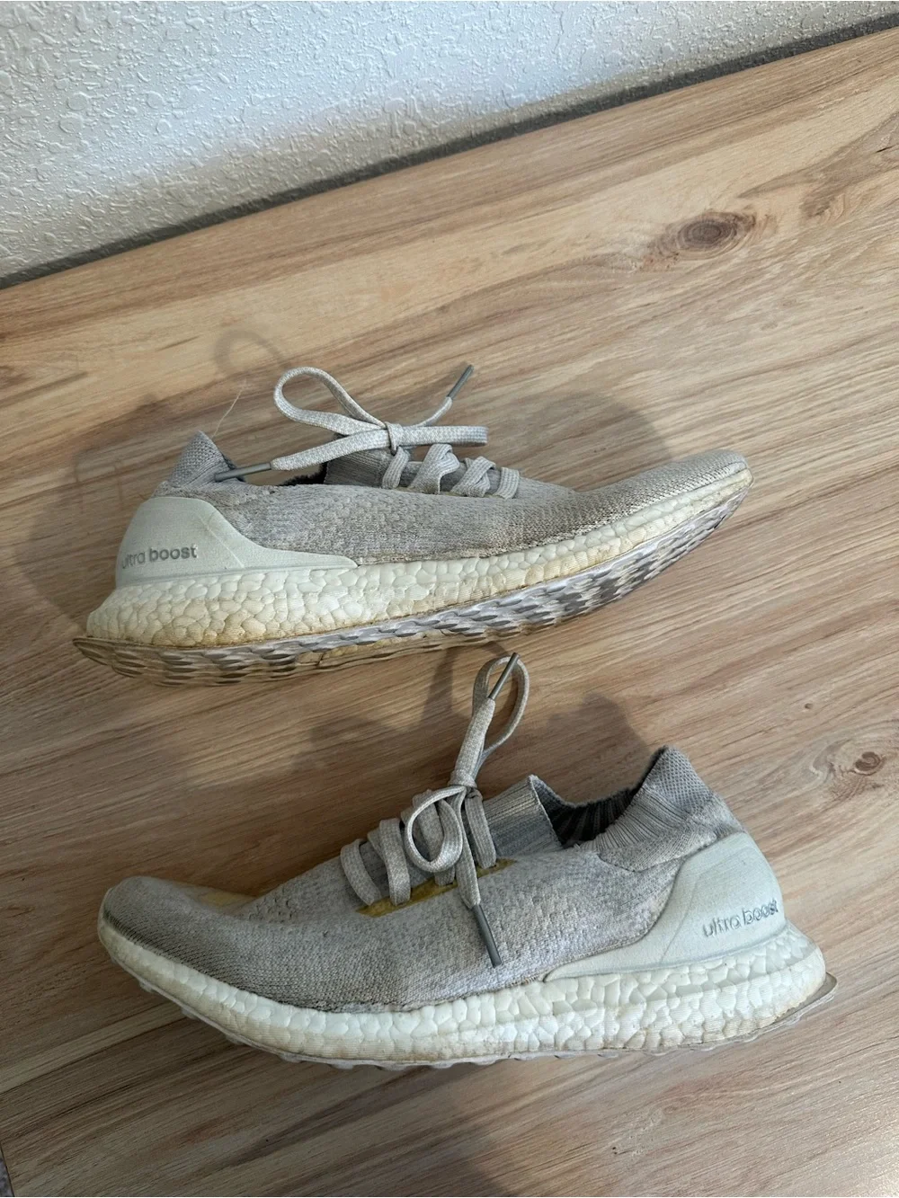 adidas Ultra Boost Men's Sneakers - Light Gray/Cream